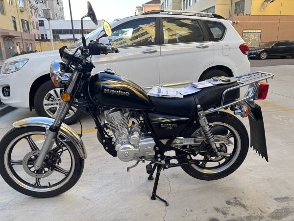 文登 卖准新车豪爵太子摩托车手续齐全必须过户